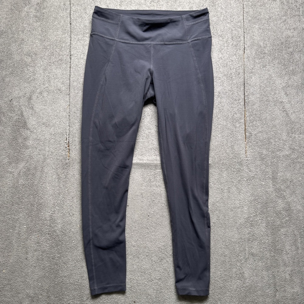 PrAna‎ Gray High Rise Leggings Women's M Stretch Yoga Pants Athleisure Workout